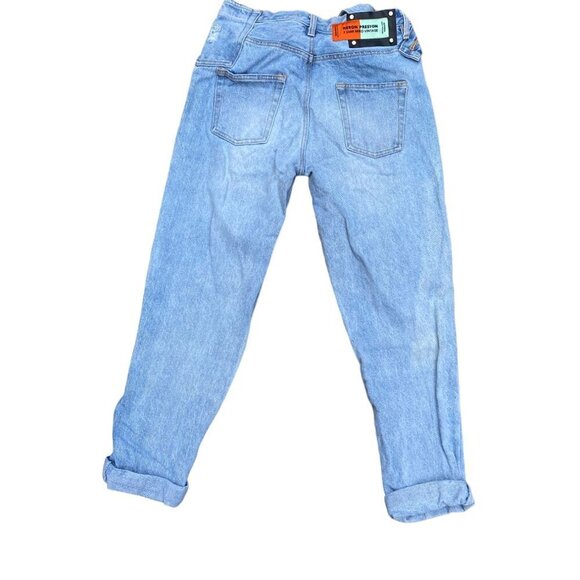 Heron Preston X Sami Miro Double Waistband Jeans Size 27 - Picture 3 of 8